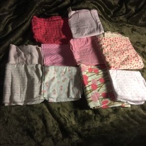 10 receiving blankets